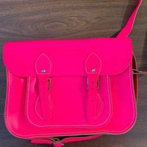 Cambridge satchel hot pink